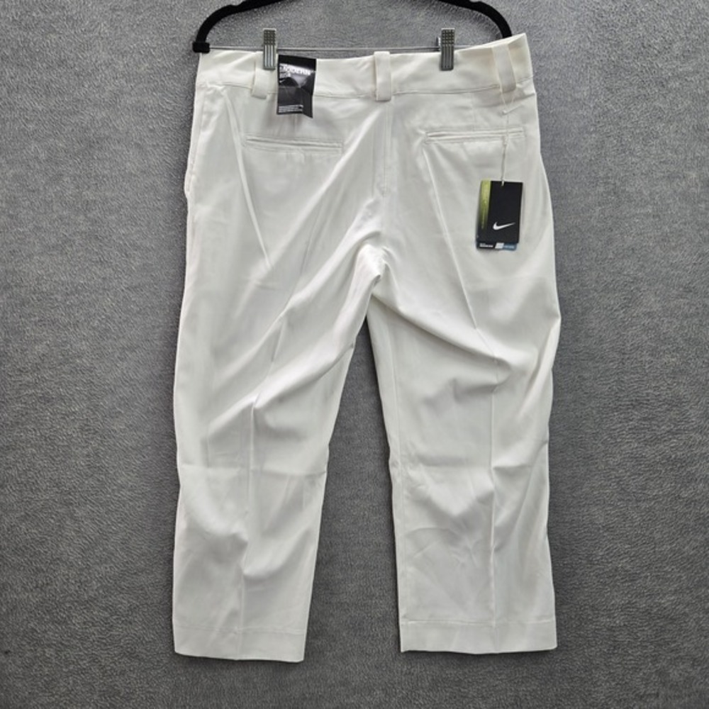 Nike Women Pants 10 White Dress Pants Dri-Fit Golf Pants Modern Rise 23" NWT - Picture 14 of 14